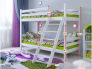Кровать двухъярусная Сонечка с прямой лестницей и ящиками