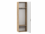 Шкаф для одежды Livorno НМ 013.16 Х фасад с зеркалом Софт Графит