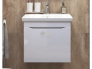 Тумба Grani 600-0-1 Como подвесная белая