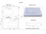 Раковина над стиральной машиной Coral 80