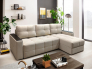 Диван угловой Симпл Клетка с МДФ вивальди 3