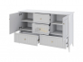 Комод 2 двери 4 ящика Мэгги Белый