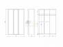 Шкаф 3-х дверный Лацио