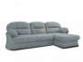 Угловой диван малый Квин 6 без механизма Newtone aqua blue