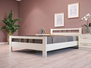 Кровать Вероника-3 1600 Белый античный