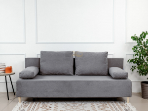 Диван Genry Велюр светло-серый