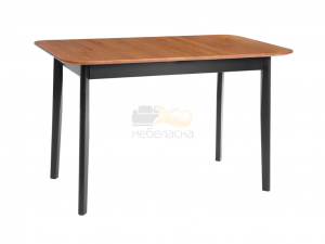 Стол нераздвижной Соната Люкс антик/чёрный